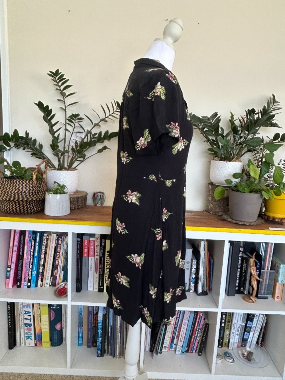 Volcom Black Floral Mini Dress - Picture 12 of 16